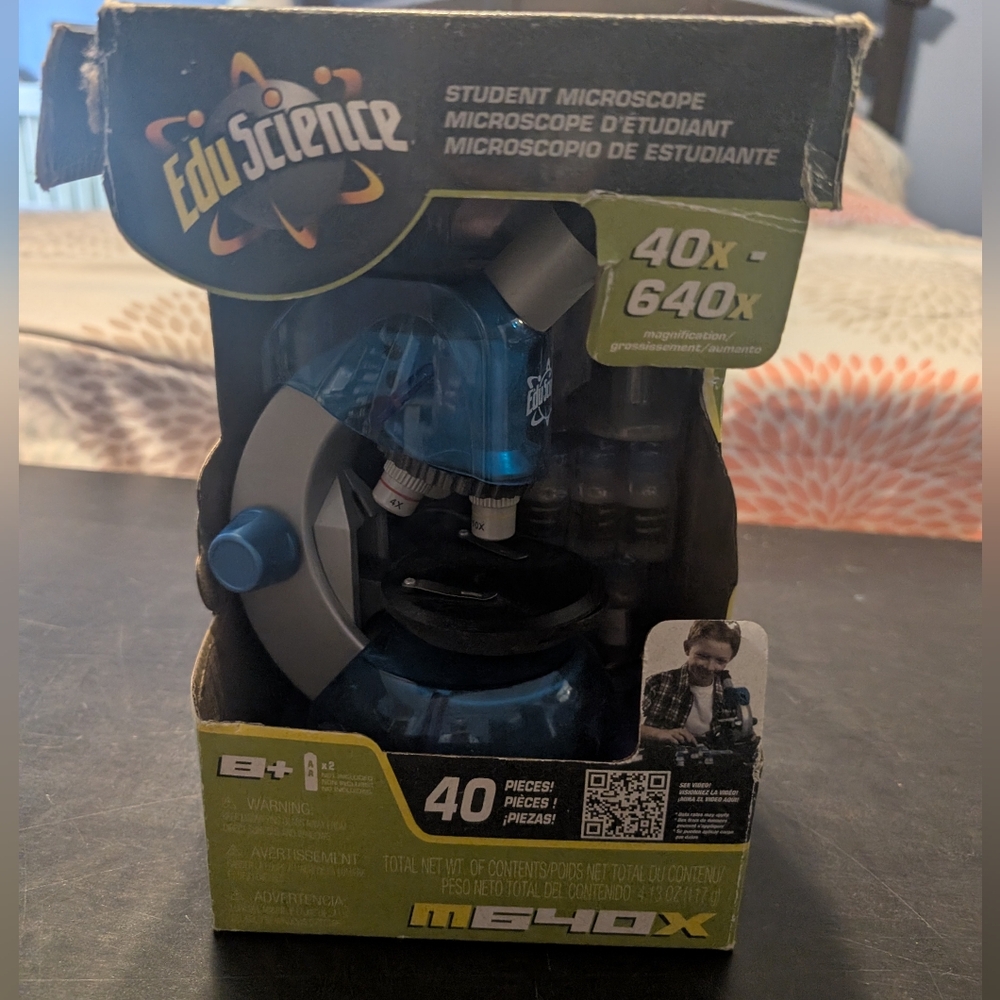 Edu Science Microscope Blue Student Microscope